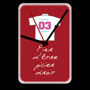 Grande pendule murale Pilier droit Bonus offensif-défensif Rouge