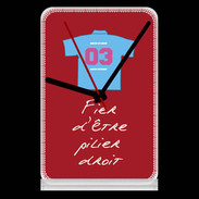 Pendule de bureau Pilier droit Bonus offensif-défensif Rouge 2