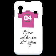 Coque Samsung ACE S5830 Deuxième ligne G Bonus offensif Blanc
