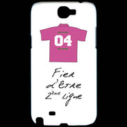 Coque Samsung Galaxy Note 2 Deuxième ligne G Bonus offensif Blanc