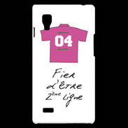 Coque LG Optimus L9 Deuxième ligne G Bonus offensif Blanc