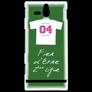 Coque Sony Xperia U Deuxième ligne G Bonus offensif Vert