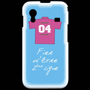 Coque Samsung ACE S5830 Deuxième ligne G Bonus offensif Bleu