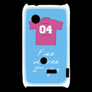 Coque Sony Xperia Typo Deuxième ligne G Bonus offensif Bleu