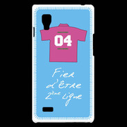 Coque LG Optimus L9 Deuxième ligne G Bonus offensif Bleu