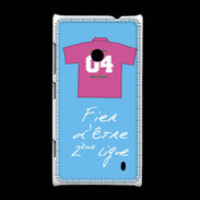 Coque Nokia Lumia 520 Deuxième ligne G Bonus offensif Bleu