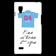 Coque LG Optimus L9 Deuxième ligne G Bonus offensif Blanc 2