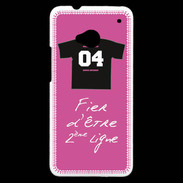 Coque HTC One Deuxième ligne G Bonus offensif Rose 2