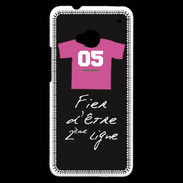 Coque HTC One Deuxième ligne D Bonus offensif Noir