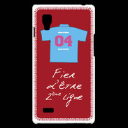 Coque LG Optimus L9 Deuxième ligne G Bonus offensif Rouge 2