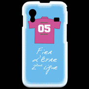 Coque Samsung ACE S5830 Deuxième ligne D Bonus offensif Bleu
