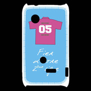 Coque Sony Xperia Typo Deuxième ligne D Bonus offensif Bleu