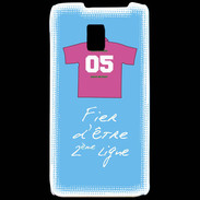 Coque LG P990 Deuxième ligne D Bonus offensif Bleu