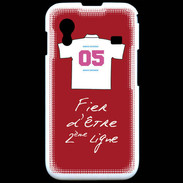Coque Samsung ACE S5830 Deuxième ligne D Bonus offensif Rouge
