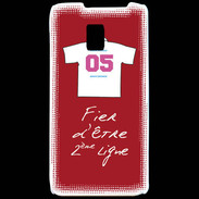 Coque LG P990 Deuxième ligne D Bonus offensif Rouge