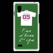 Coque LG Optimus L9 Deuxième ligne D Bonus offensif Vert