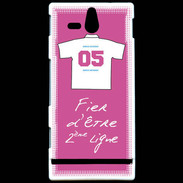 Coque Sony Xperia U Deuxième ligne D Bonus offensif Rose