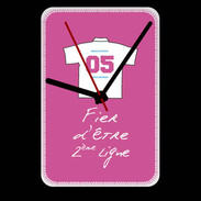 Grande pendule murale Deuxième ligne D Bonus offensif Rose