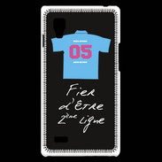 Coque LG Optimus L9 Deuxième ligne D Bonus offensif Noir 2