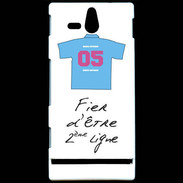 Coque Sony Xperia U Deuxième ligne D Bonus offensif Blanc 2