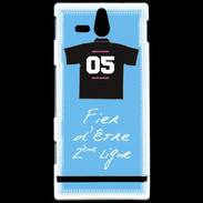 Coque Sony Xperia U Deuxième ligne D Bonus offensif Bleu 2