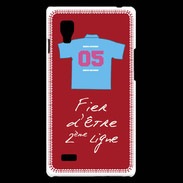 Coque LG Optimus L9 Deuxième ligne D Bonus offensif Rouge 2