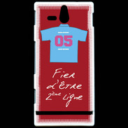 Coque Sony Xperia U Deuxième ligne D Bonus offensif Rouge 2