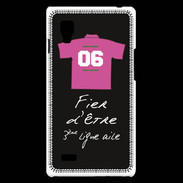Coque LG Optimus L9 Troisième ligne G Bonus offensif-défensif Noir