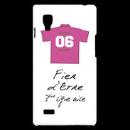 Coque LG Optimus L9 Troisième ligne G Bonus offensif-défensif Blanc