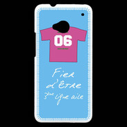 Coque HTC One Troisième ligne G Bonus offensif-défensif Bleu