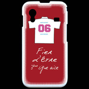 Coque Samsung ACE S5830 Troisième ligne G Bonus offensif-défensif Rouge