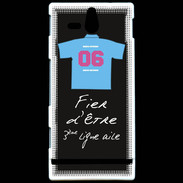 Coque Sony Xperia U Troisième ligne G Bonus offensif-défensif Noir 2