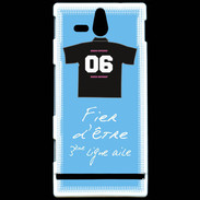 Coque Sony Xperia U Troisième ligne G Bonus offensif-défensif Bleu 2