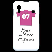Coque Samsung ACE S5830 Troisième ligne D Bonus offensif-défensif Blanc