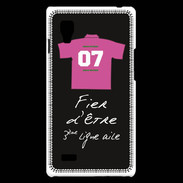 Coque LG Optimus L9 Troisième ligne D Bonus offensif-défensif Noir
