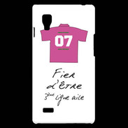 Coque LG Optimus L9 Troisième ligne D Bonus offensif-défensif Blanc