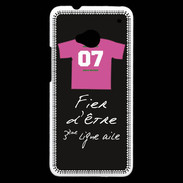 Coque HTC One Troisième ligne D Bonus offensif-défensif Noir
