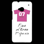Coque HTC One Troisième ligne D Bonus offensif-défensif Blanc