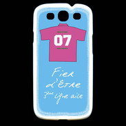 Coque Samsung Galaxy S3 Troisième ligne D Bonus offensif-défensif Bleu