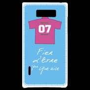 Coque LG Optimus L7 Troisième ligne D Bonus offensif-défensif Bleu