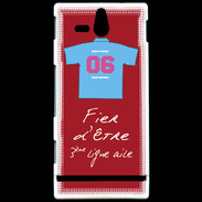 Coque Sony Xperia U Troisième ligne G Bonus offensif-défensif Rouge 2