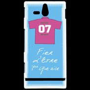Coque Sony Xperia U Troisième ligne D Bonus offensif-défensif Bleu