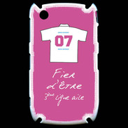 Coque Blackberry 8520 Troisième ligne D Bonus offensif-défensif Rose