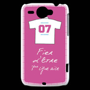 Coque HTC Wildfire G8 Troisième ligne D Bonus offensif-défensif Rose
