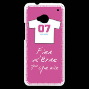 Coque HTC One Troisième ligne D Bonus offensif-défensif Rose