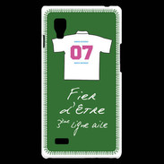Coque LG Optimus L9 Troisième ligne D Bonus offensif-défensif Vert