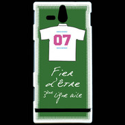 Coque Sony Xperia U Troisième ligne D Bonus offensif-défensif Vert