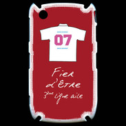 Coque Blackberry 8520 Troisième ligne D Bonus offensif-défensif Rouge