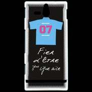 Coque Sony Xperia U Troisième ligne D Bonus offensif-défensif Noir 2