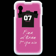 Coque Samsung ACE S5830 Troisième ligne D Bonus offensif-défensif Rose 2
